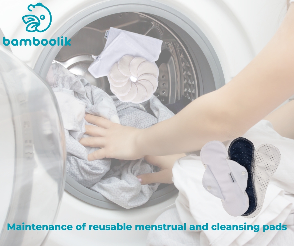 Maintenance of reusable menstrual and cleansing pads